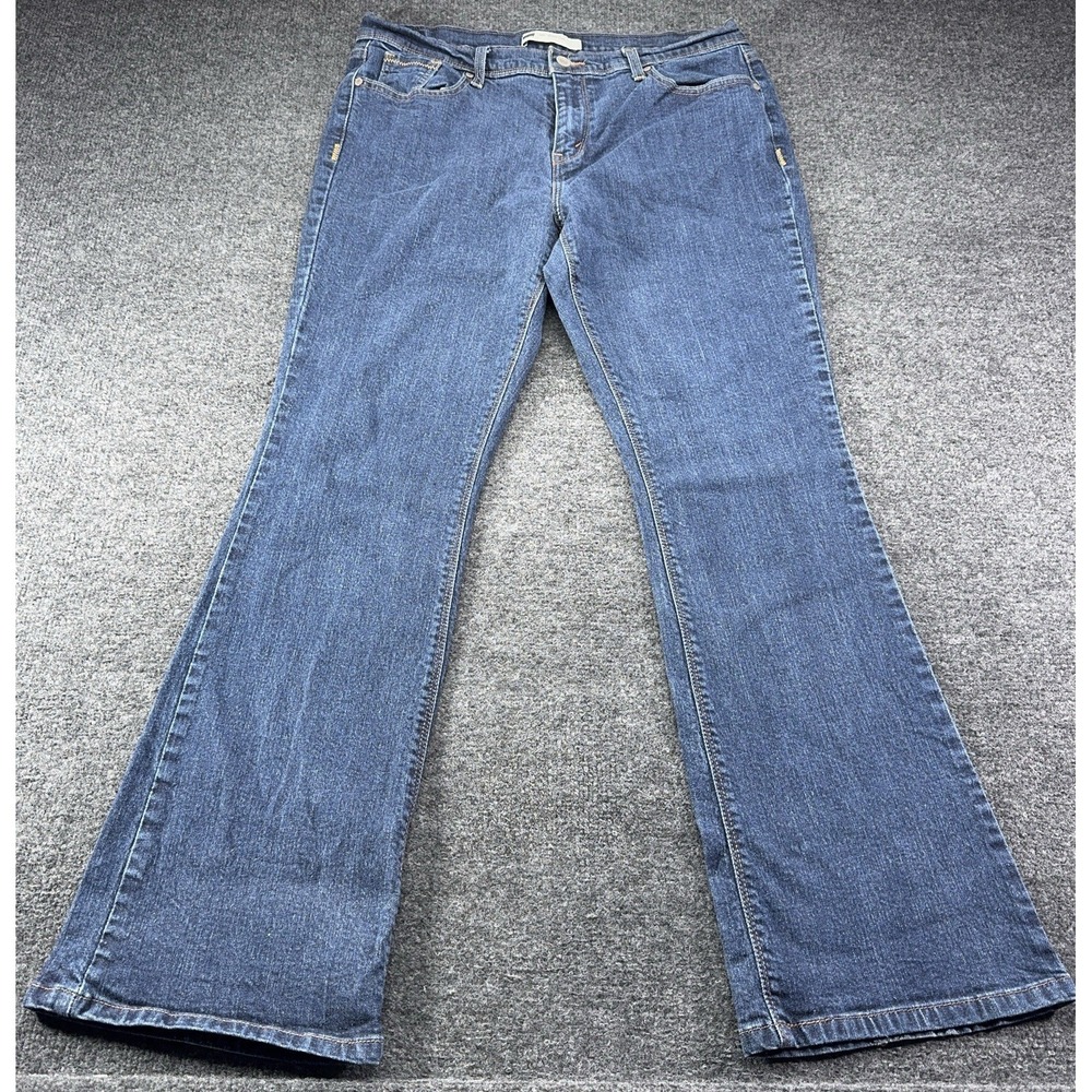 Levi's Bootcut Women's Jeans Blue‎ Denim Stretch Medium Wash 12M EUC